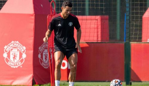 berita bola latihan ronaldo - Ekings